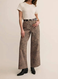 Z Supply - Marli Leopard Denim Pant