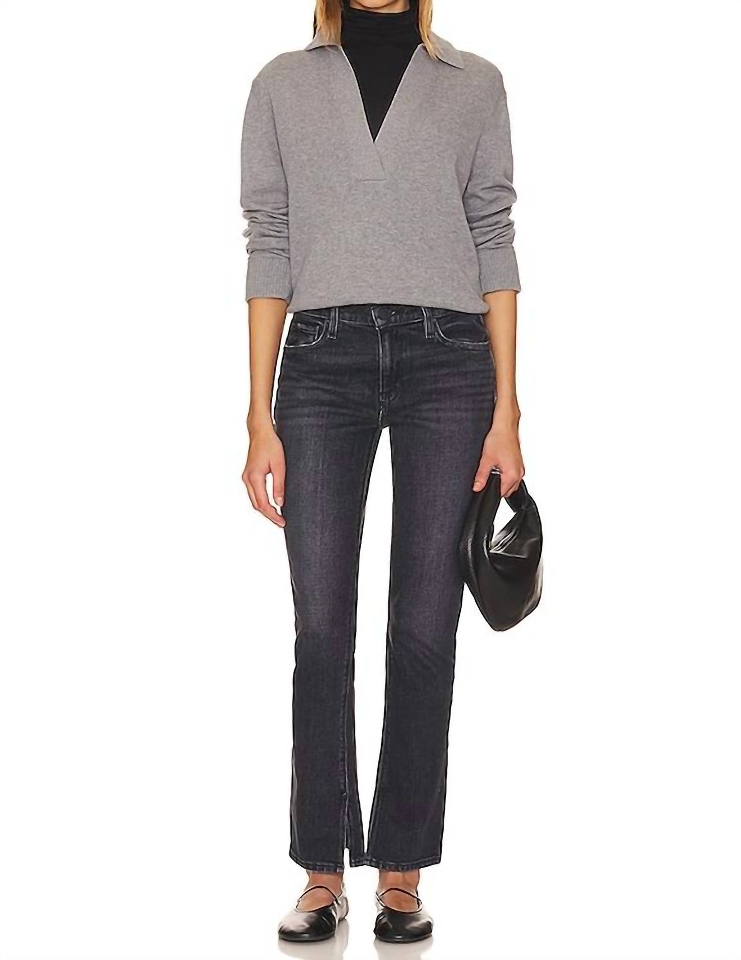 Hudson - Nico Mid Rise Straight Jeans