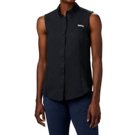 Columbia Performance Fishing Gear Tamiami Sleeveless Shirt in black 1 - women's shirt