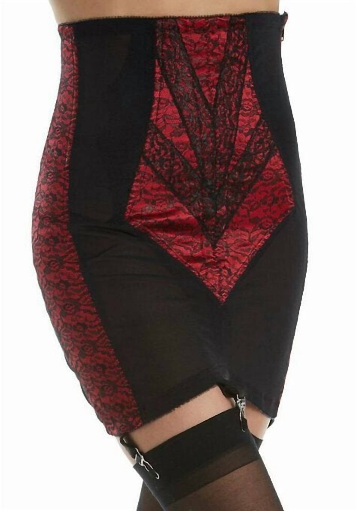 Rago - High Waist Open Bottom Girdle With Zipper