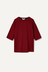 Compania Fantastica - Jacquard Printed Short Knit Dress