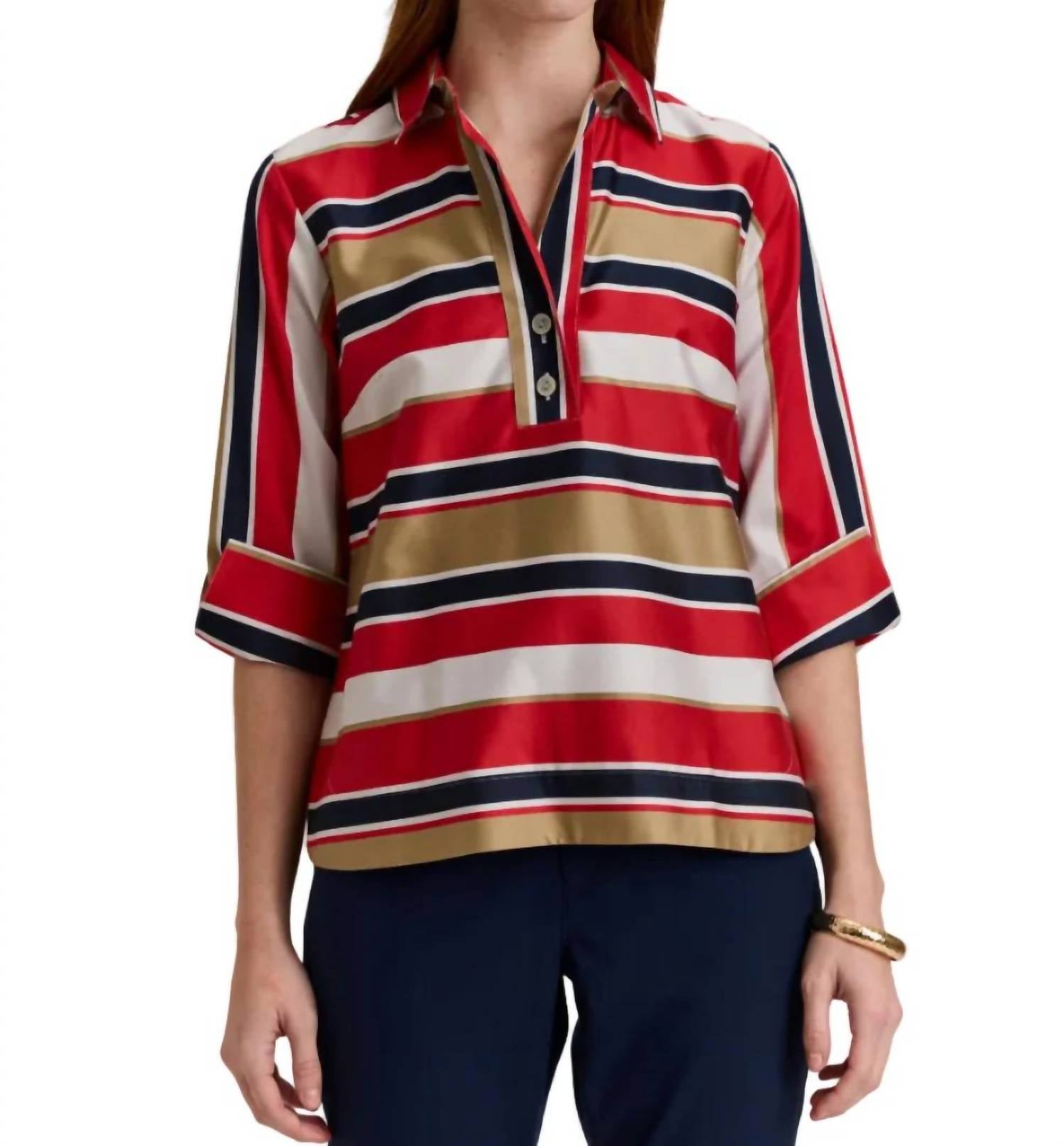 Hinson Wu - Aileen 3/4 Sleeve Blouse