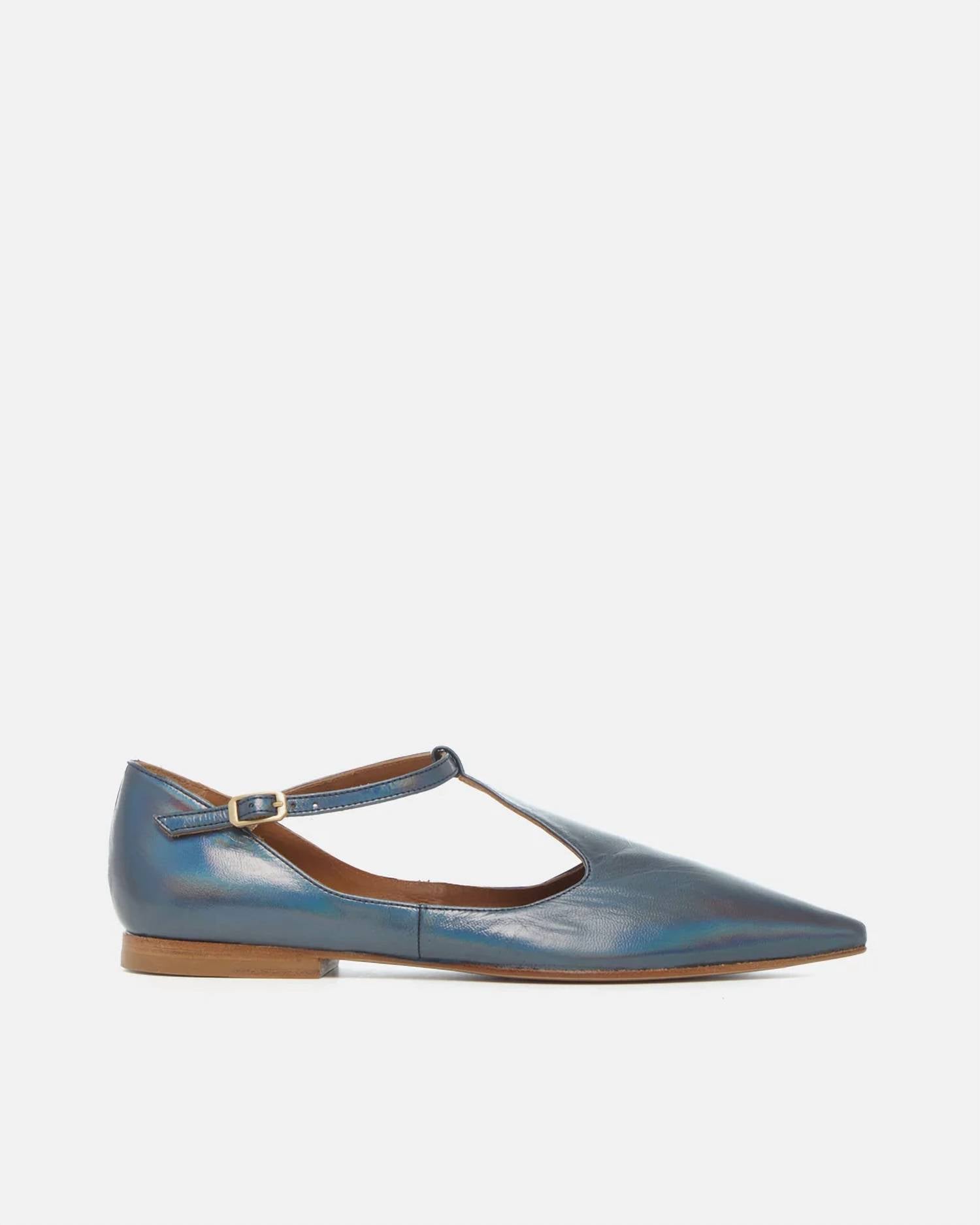 Coclico - Women's Celeste T-strap Flat Shoes