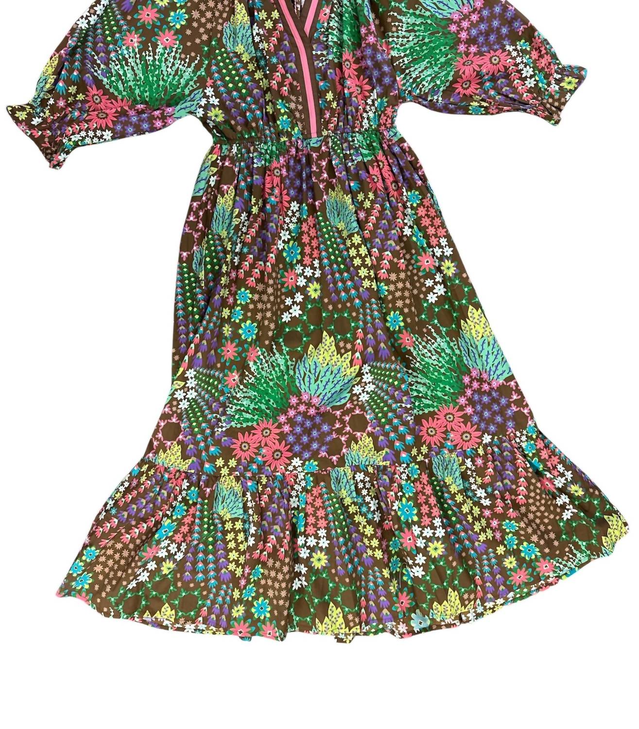 Umgee - Women's Floral Charm Midi Dress