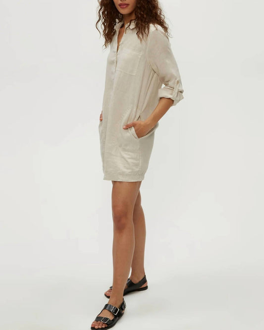 Michael Stars - Eleanor Linen Shirt Dress