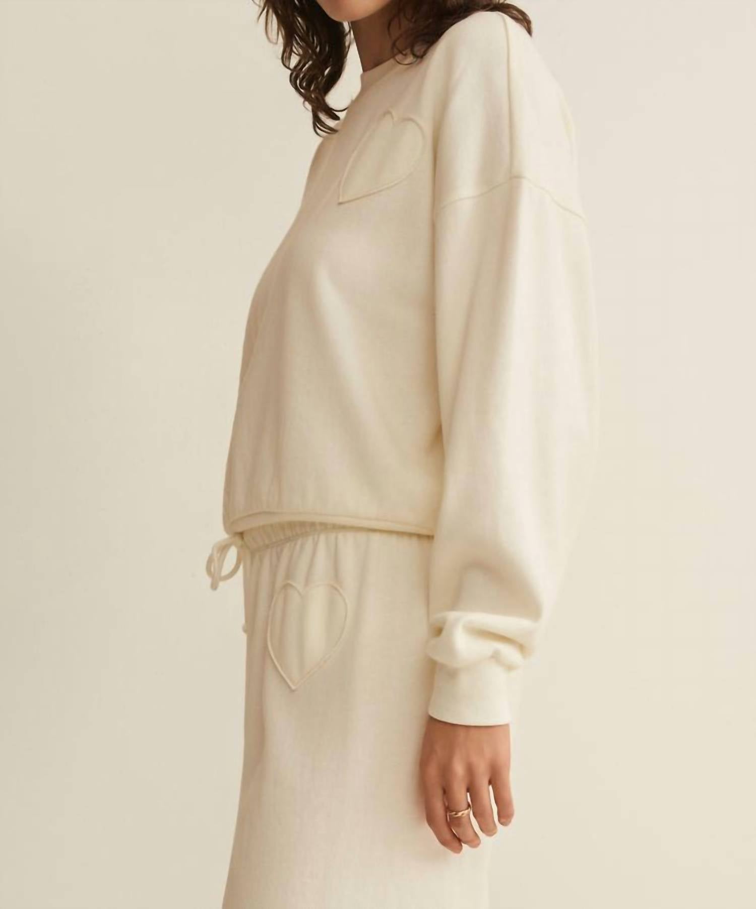 Z Supply - Heart It Fleece Sweatshirt