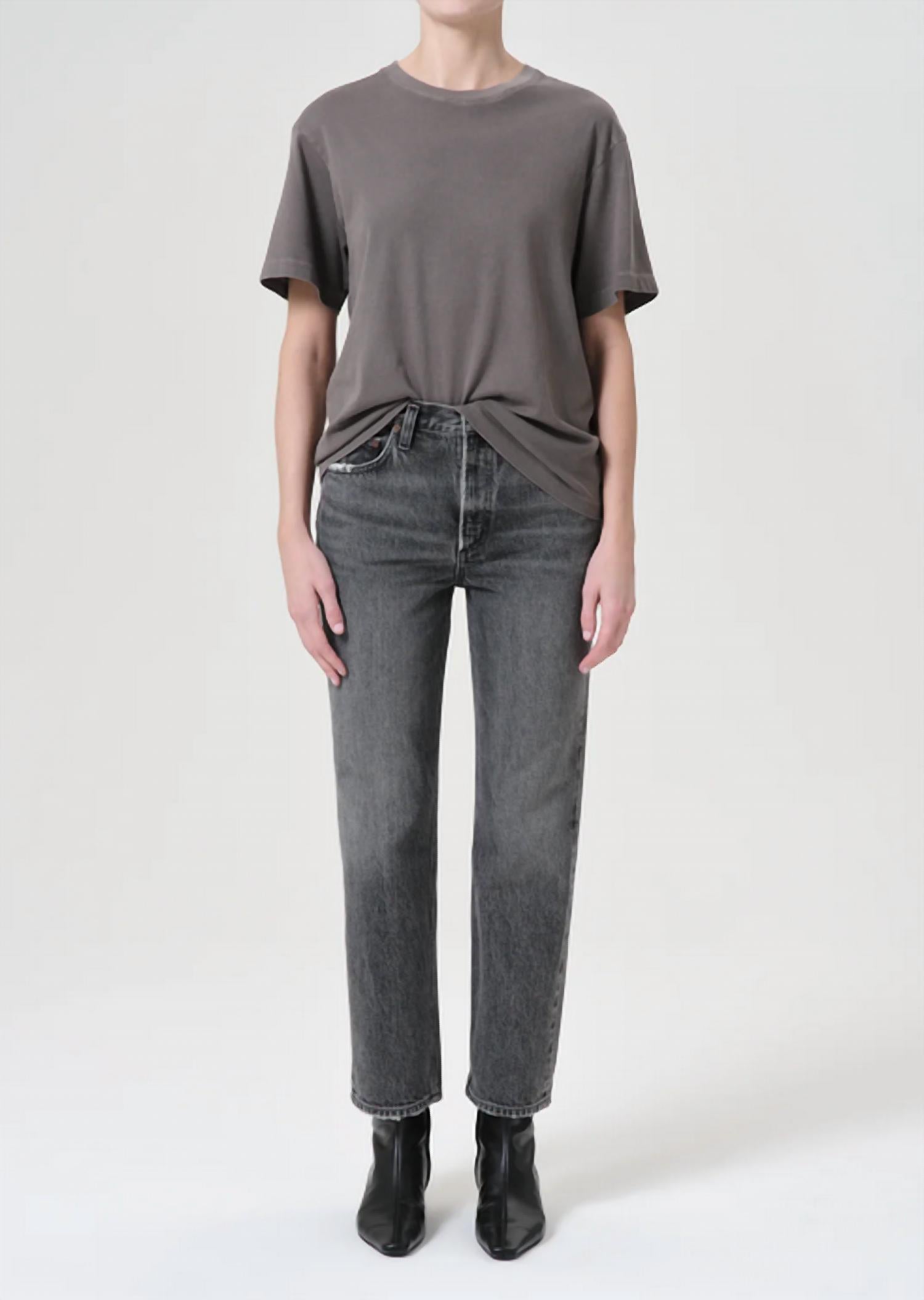 AGOLDE Valen Mid-rise Vintage Straight Jean in spirit - women's jeans