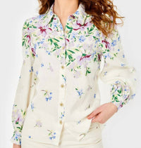 Cartolina Nantucket - Fleur Linen Blouse