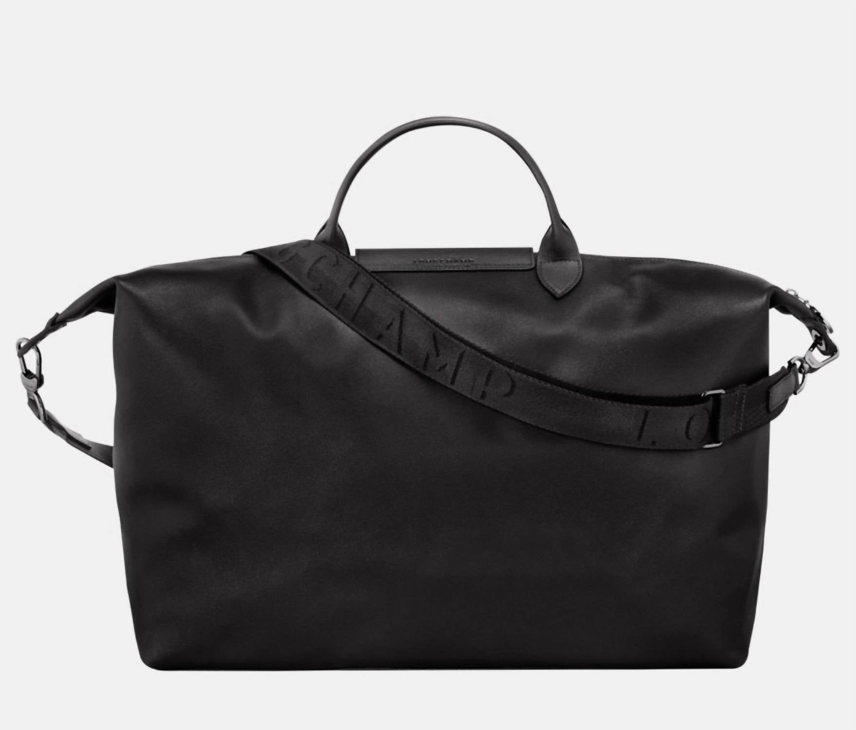 Longchamp - Men's Le Pliage Cuir Large Leather Travel Bag
