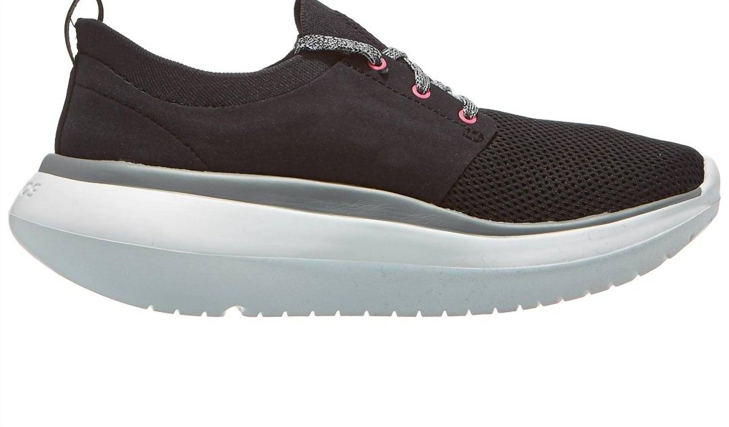 OOFOS Women's Oomy Stride Recovery Shoes in white black - women's sneaker
