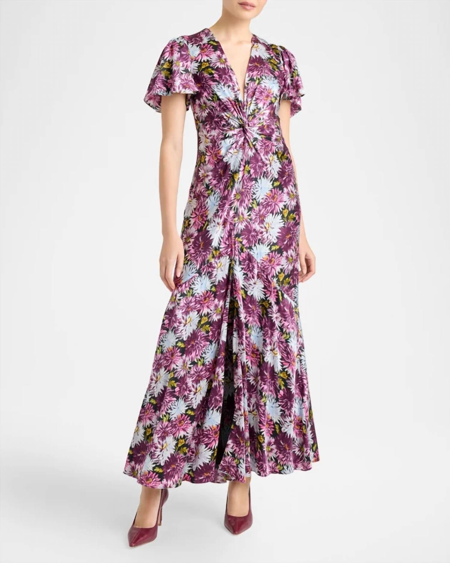 Cinq A Sept - Kordyn Dahlia Print Dress
