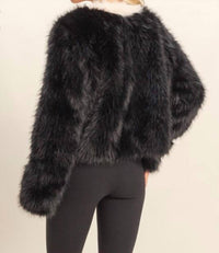 Hyfve - Playful Faux Fur Jacket