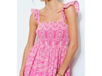 Ina Fashion - Alessia Eyelet Midi Dress