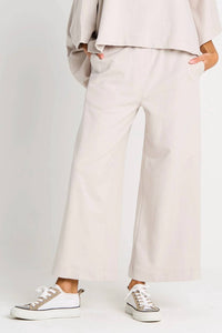 Planet By Lauren G. - French Terry Flooded Pants