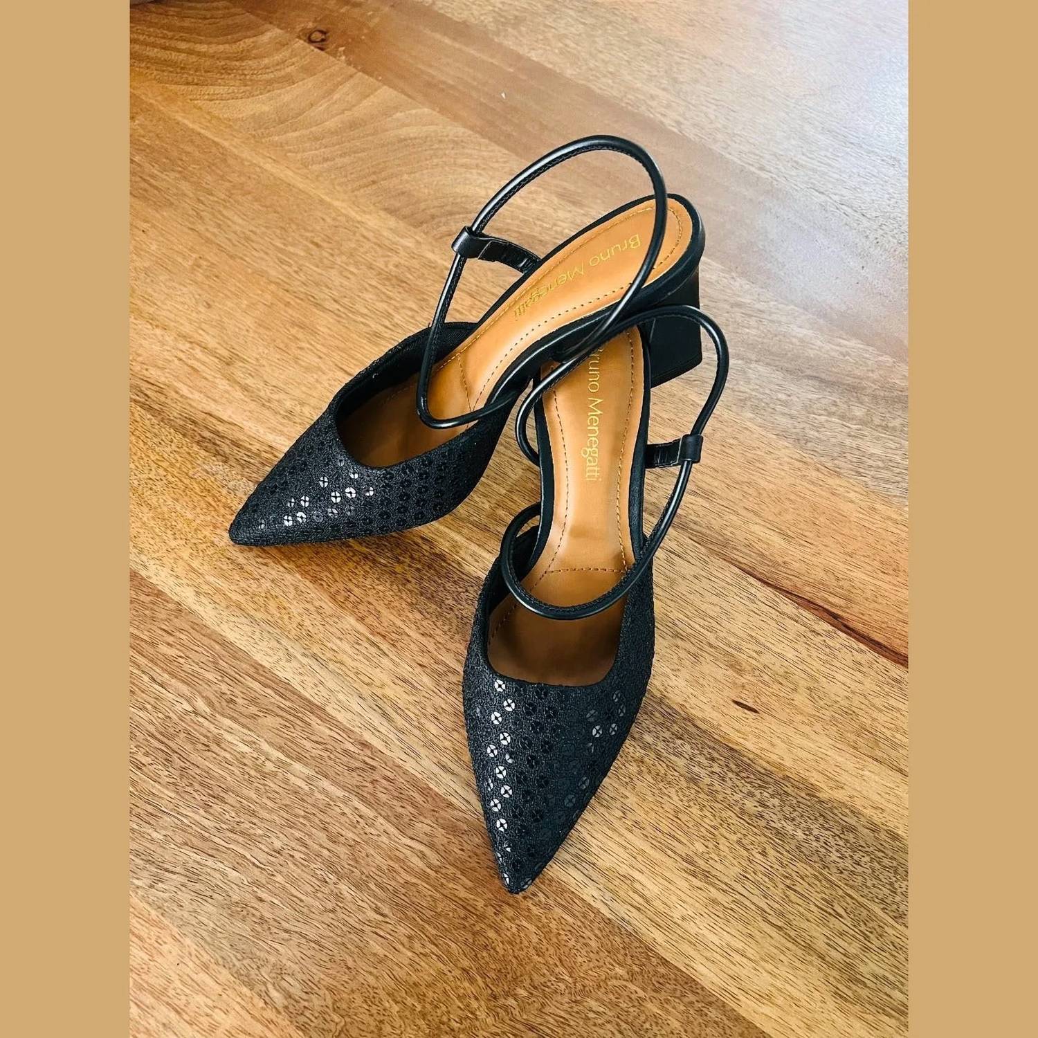 Bruno Menegatti - Women's Chantel Embellished Sling Back Heels