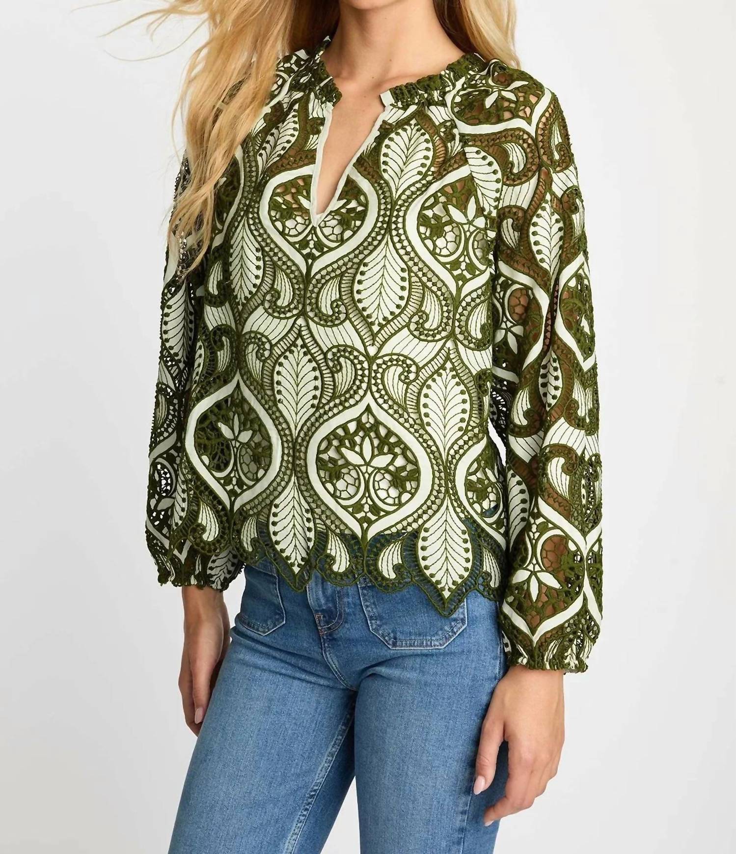 Caballero - Miki Long Sleeve Blouse