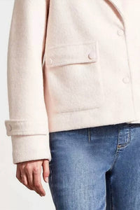 Tribal - Snap Front Closure Peacoat