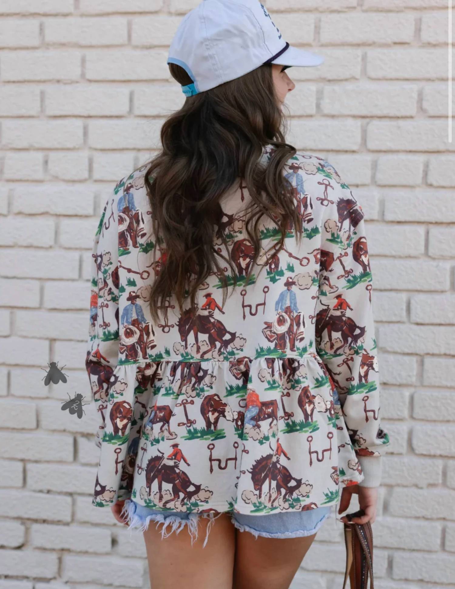 2Flyco - Cowhand Things Tunic Top