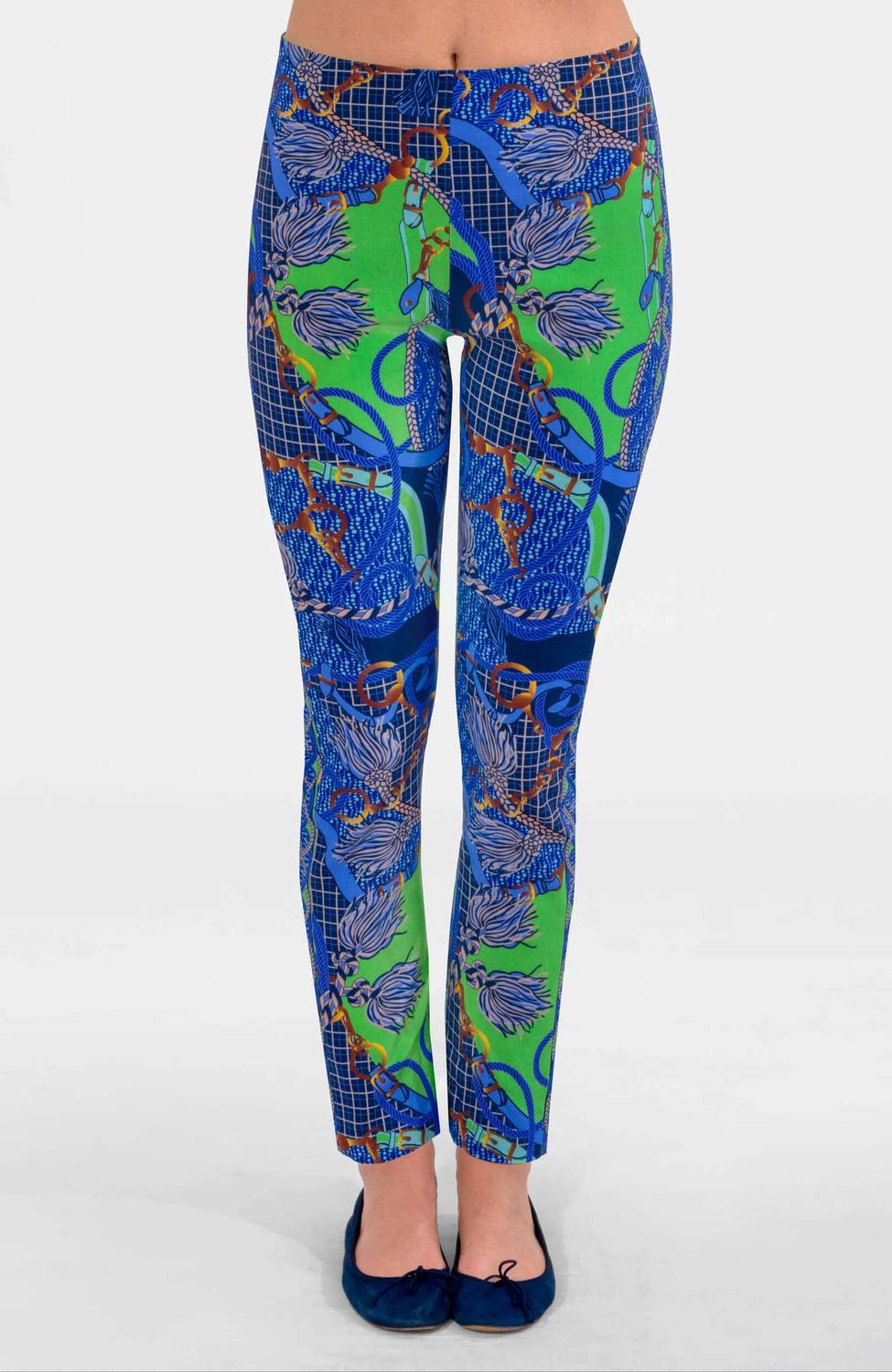 GRETCHEN SCOTT Gripeless Ditto Pull On Pants in blues - women's pants