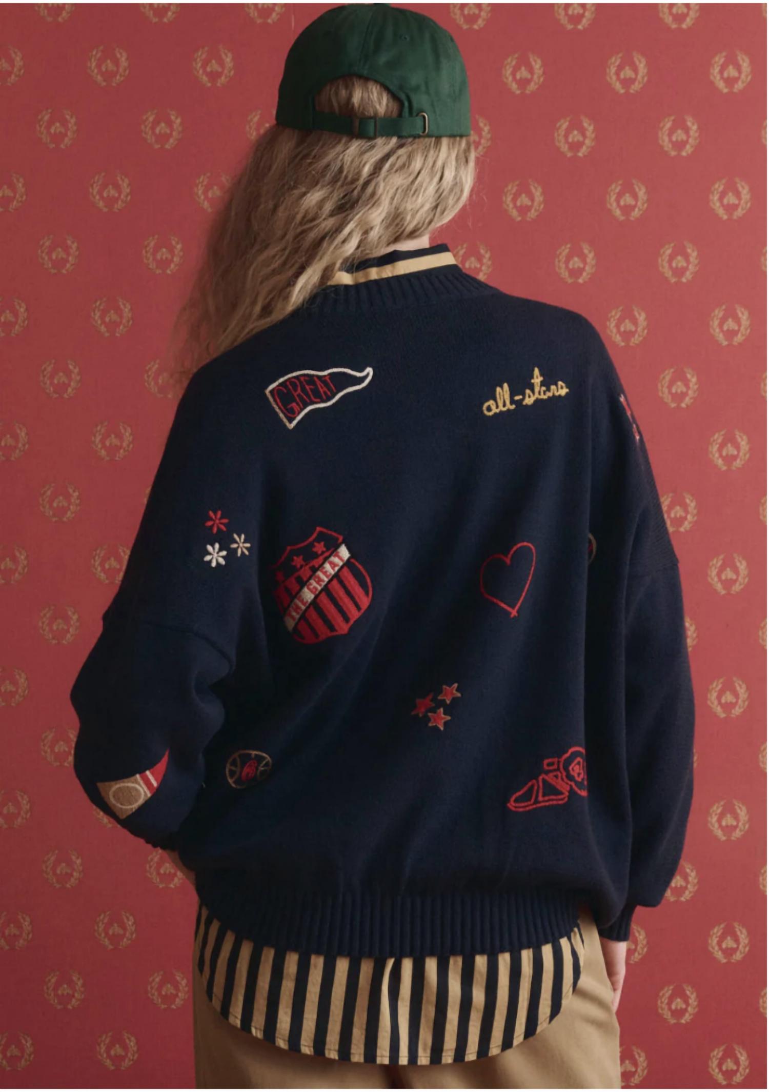 The Great. - Oversize Crew Pullover
