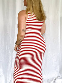 Le Lis - Boardwalk Stripes Midi Dress