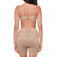 Miraclesuit Show Stopper Slanted Hem Shaping Short in beige - women's intimate - alternate view