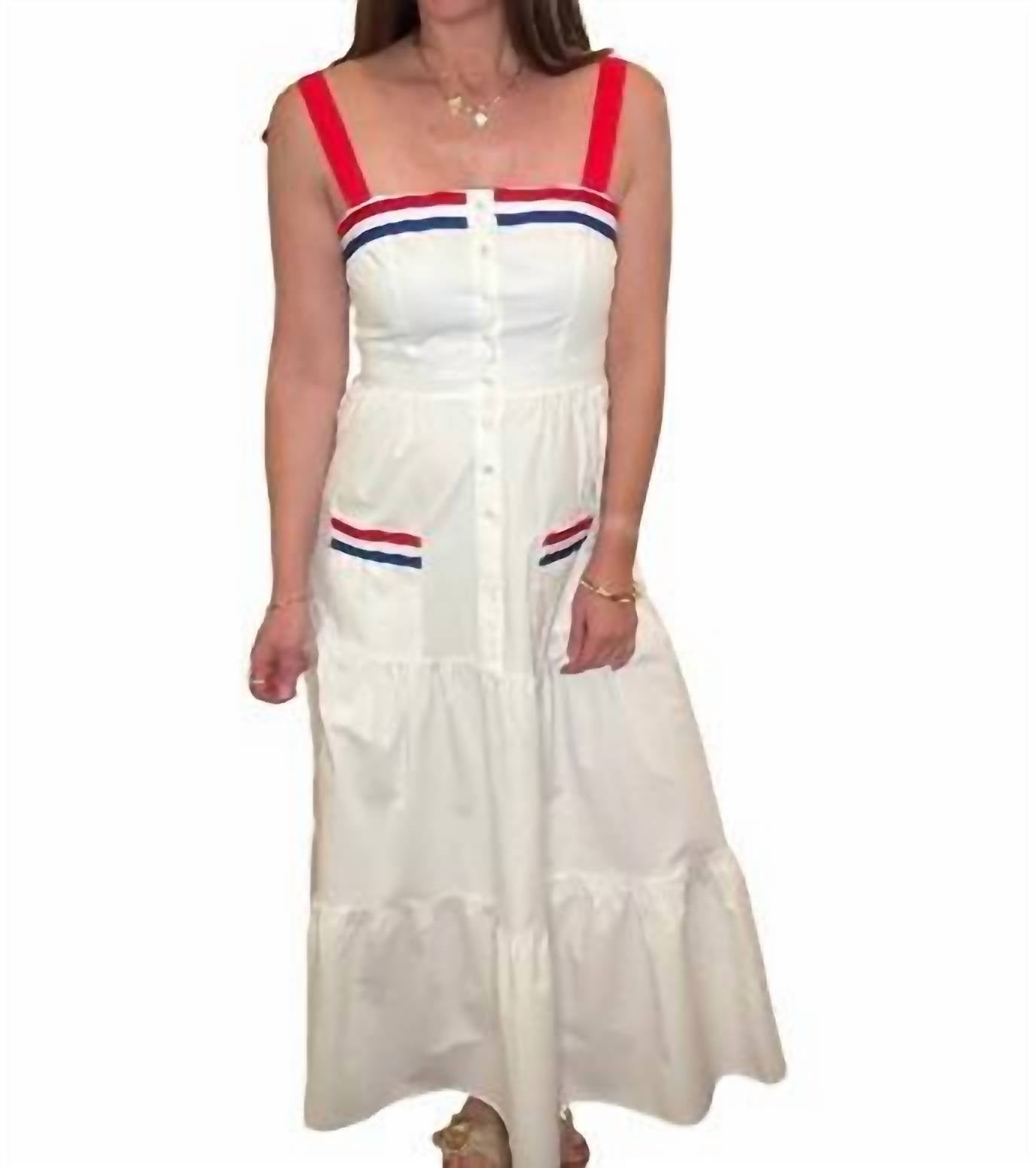 Baby Pink - Patriotic Maxi Dress