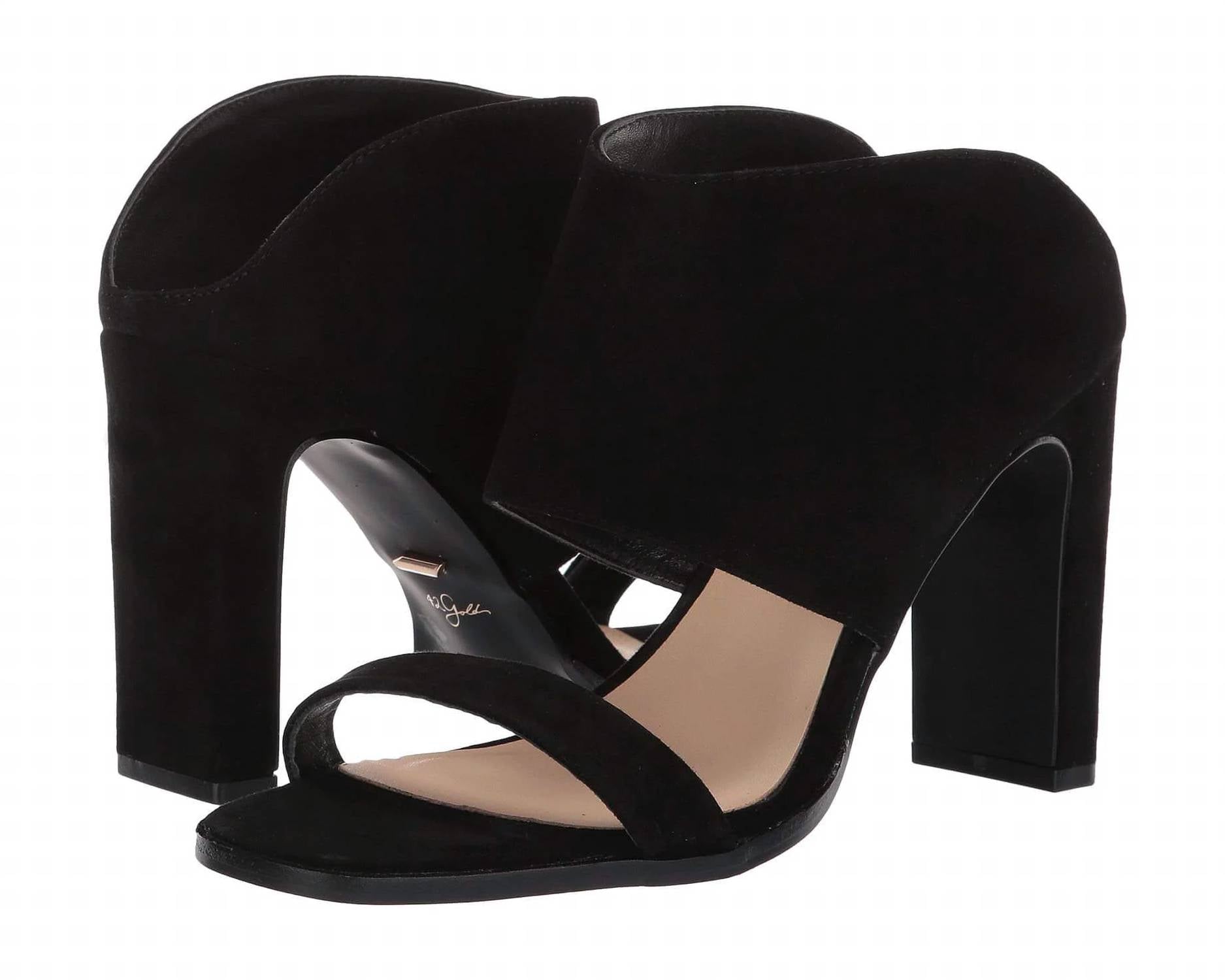 42 Gold - Women's Double Strap Slip On Heels