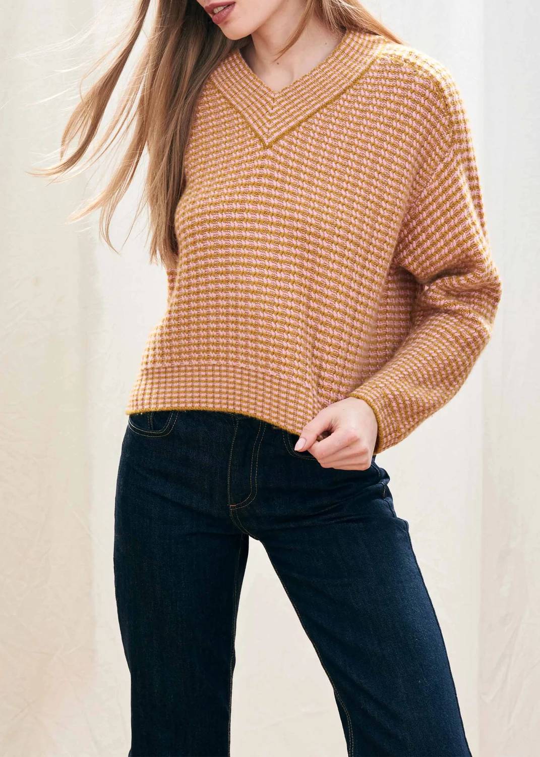 Jumper1234 - Rick Rack Vee Sweater