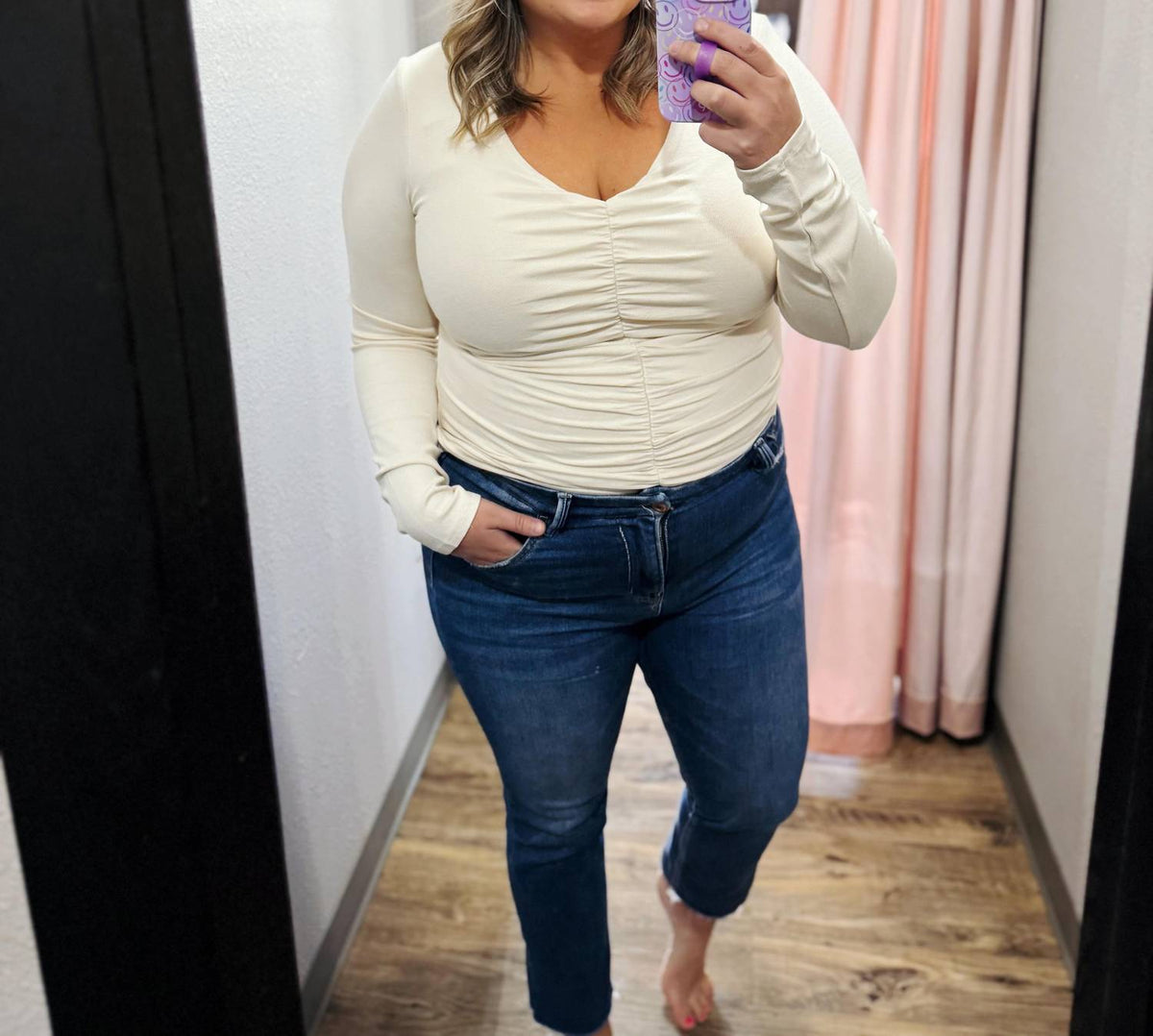 Wishlist - Ribbed Long Sleeve Top