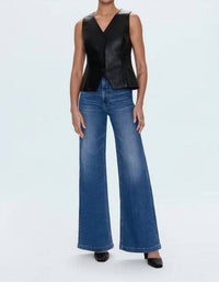 PISTOLA Danica Sleeveless Vest in onyx - women's tank top