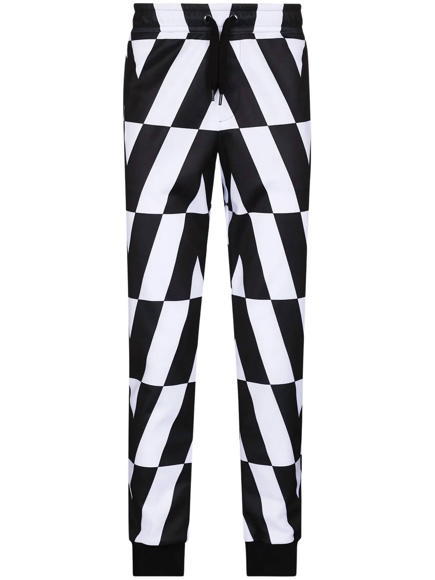 Valentino - Men's Optical Tapered Track Pants
