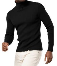 The Athletic Side Of Us - Act Self Ribbed Turtleneck Sweater