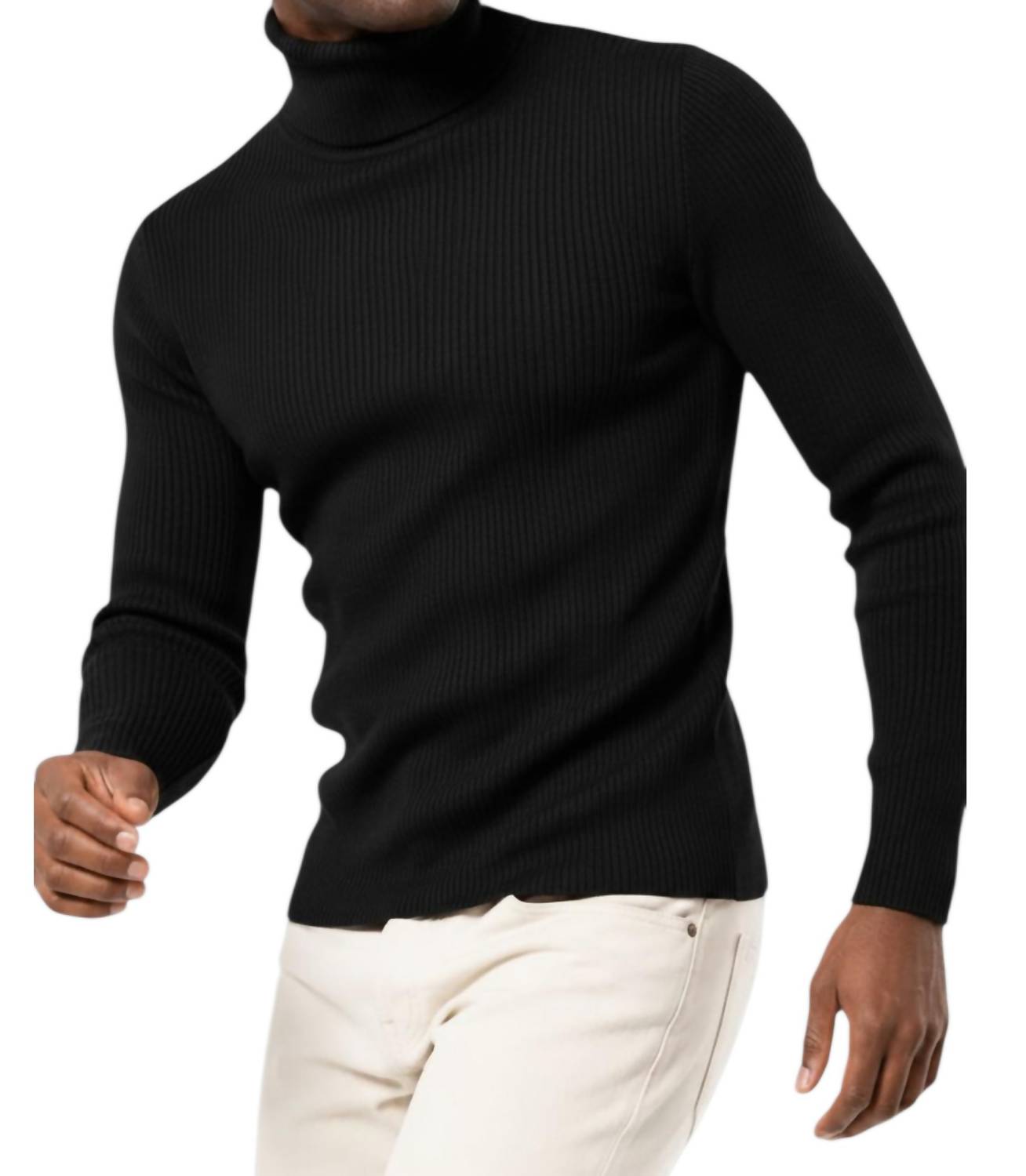 The Athletic Side Of Us - Act Self Ribbed Turtleneck Sweater