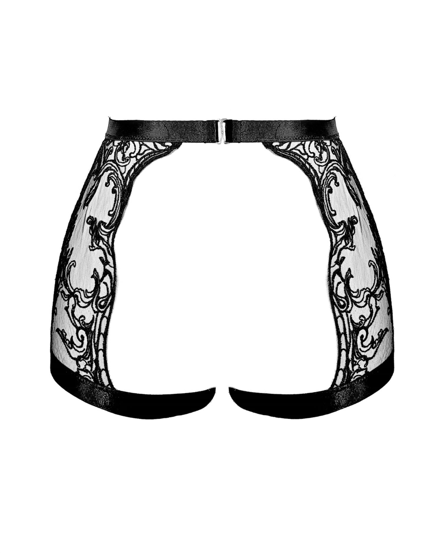 Thistle And Spire - Magdalene Embroidered Garter
