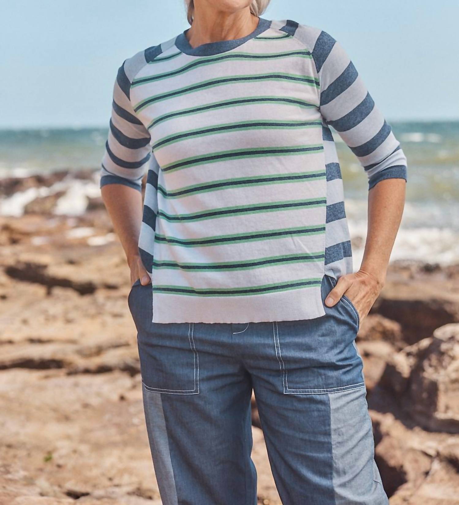 Zaket & Plover - Raglan Stripe Sweater