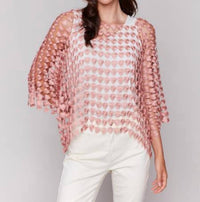 Charlie B - Crochet Heart Top