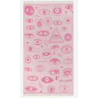 Sun Of A Beach - Electric Eyes Feather Beach Towel
