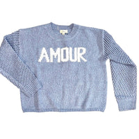 Elan - Holey Amour Crew Neck Sweater