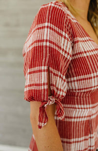 Modern Love Button Front Dress