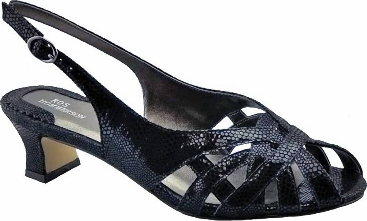 Ros Hommerson - Women's Pearl Heel Strap Pump