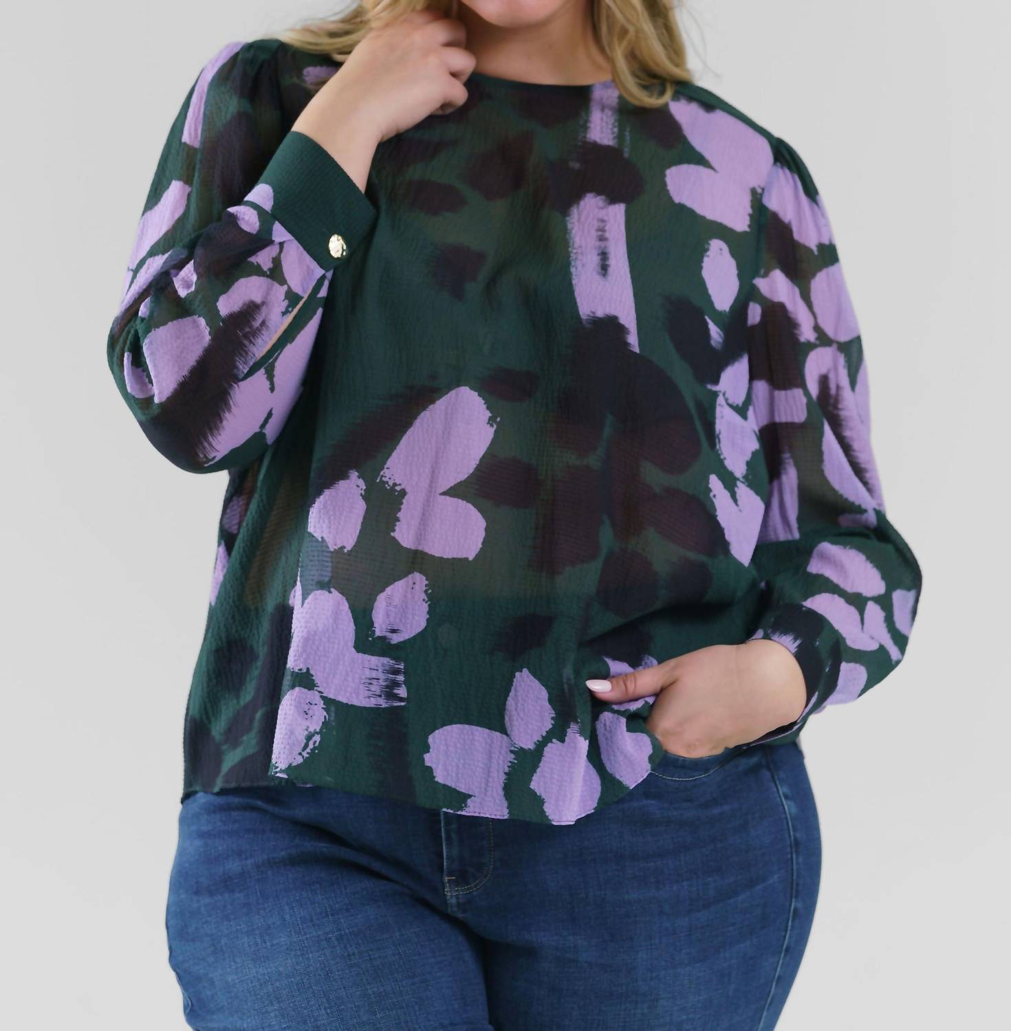 Tanya Taylor - Reagan Long Sleeve Top - Plus Size