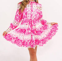Ina Fashion - Positano Crochet Lace Mini Dress