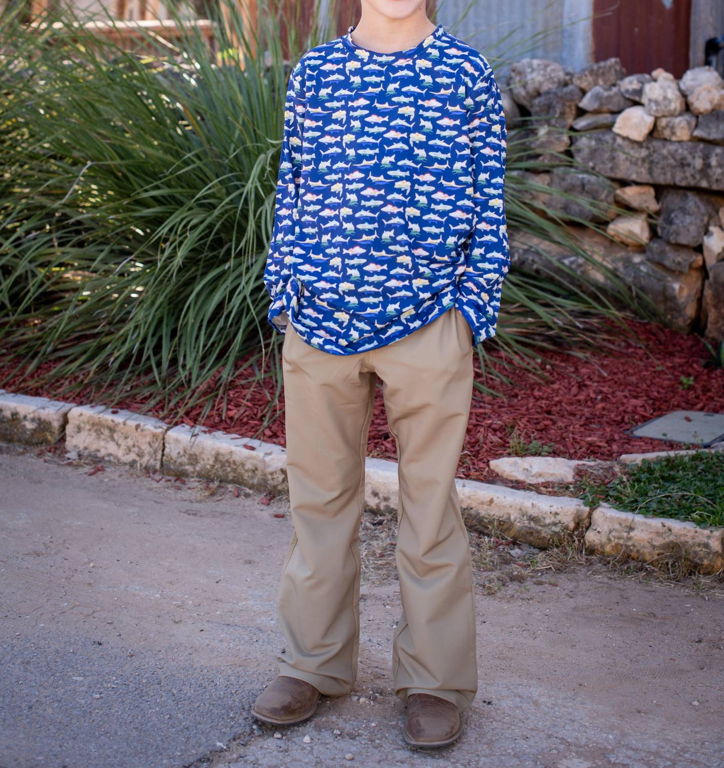 Blue Quail Clothing Co. - Catch of the Day Long Sleeve Performance Tee