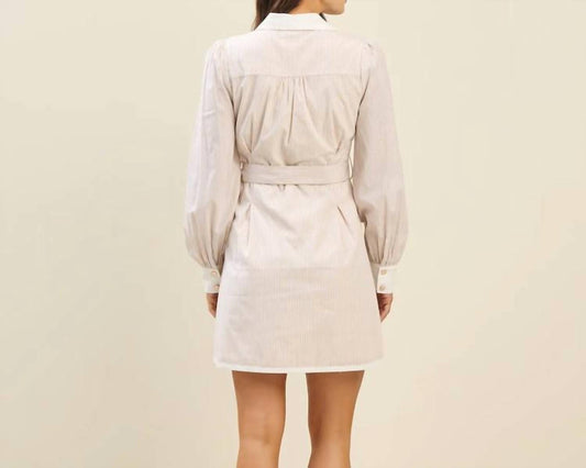 Able - Button Down Stripe Dress