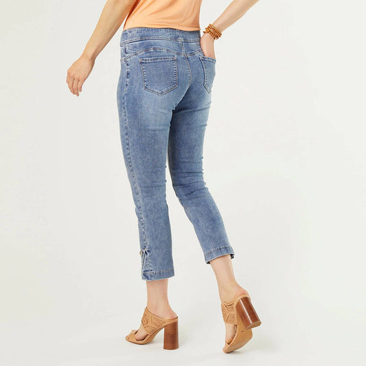 Coco + Carmen - OMG Boyfriend Capri with Side Slit