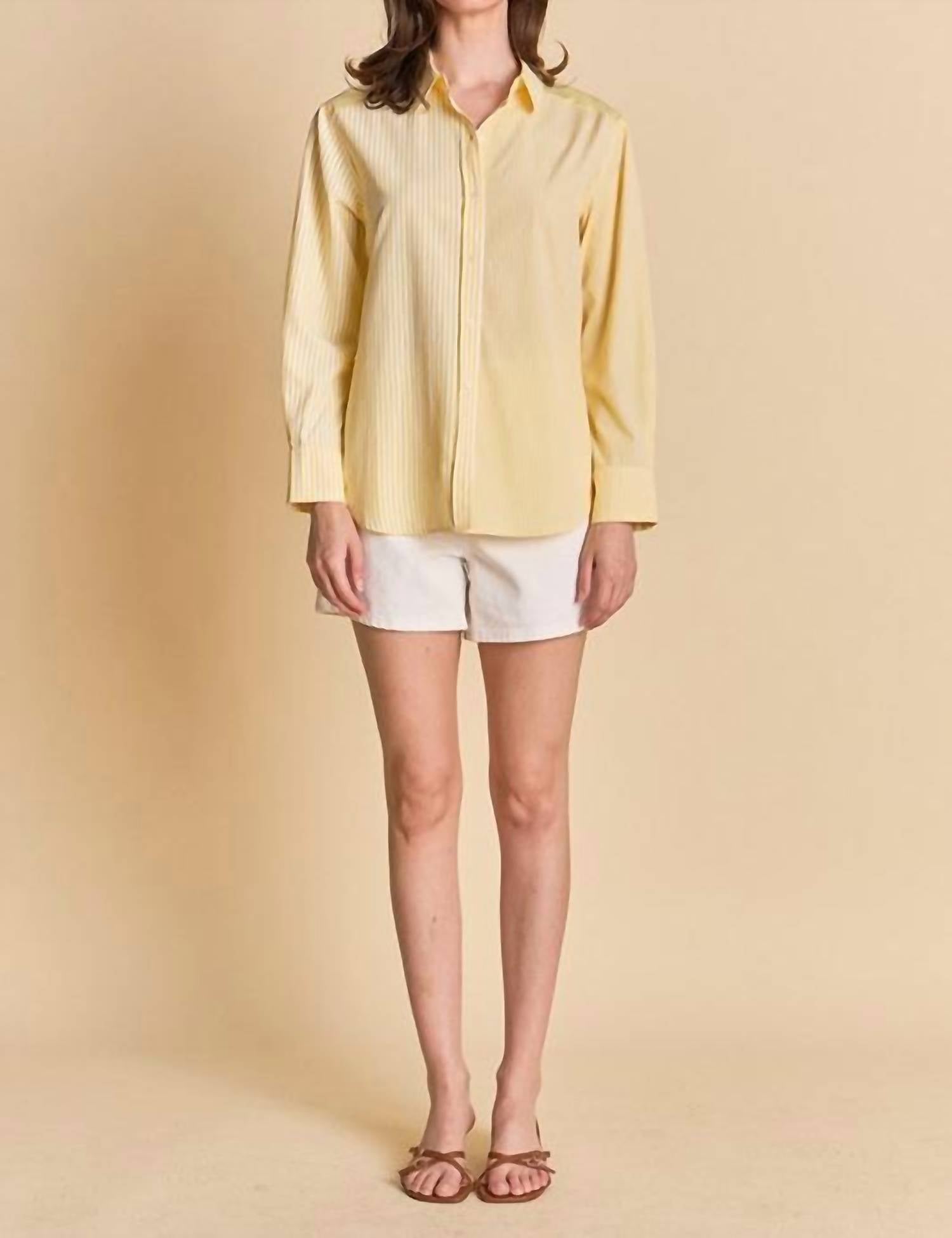 English Factory - Long Sleeve Button Down Shirt