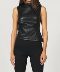 Another Love - Shaunee Vegan Leather Top