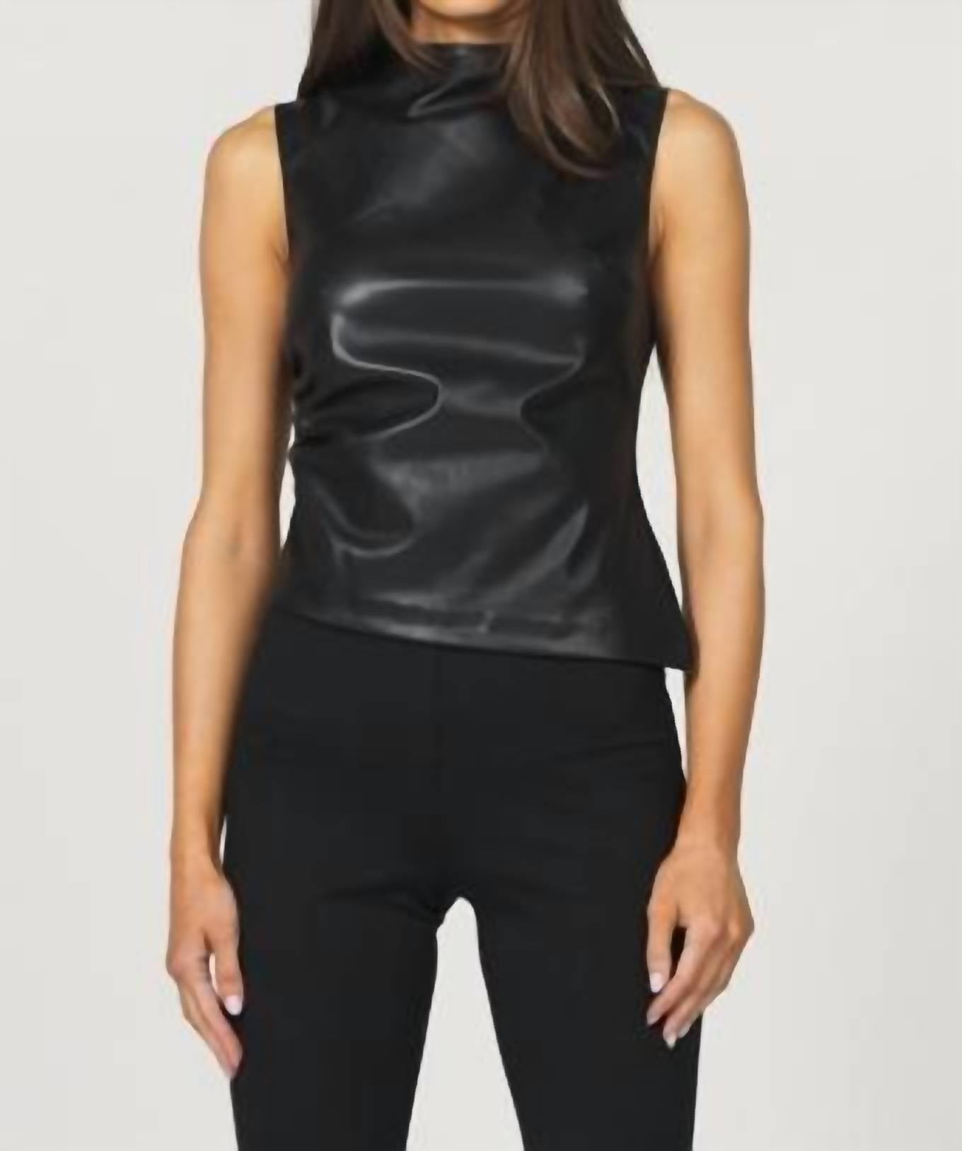 Another Love - Shaunee Vegan Leather Top