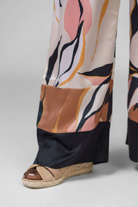 Adriana Contreras WIDE-LEG PRINT PANTS in jungle - women's pants - view 4